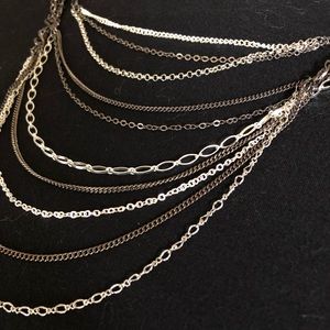 Layered chain necklace